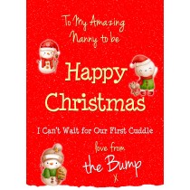 From The Bump Pregnancy Christmas Card (Nanny)