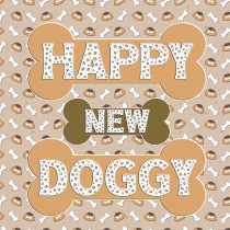 Happy New Pet Dog Card (New Doggy)