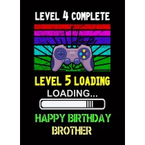 Brother 5th Birthday Card (Gamer, Design 2)
