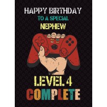 Nephew 5th Birthday Card (Gamer, Design 3)