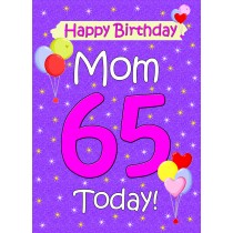 Mom 65th Birthday Card (Lilac)