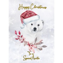 Christmas Card For Auntie (Polar Bear)