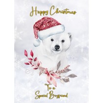 Christmas Card For Boyfriend (Polar Bear)