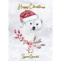 Christmas Card For Grandad (Polar Bear)