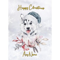 Personalised Christmas Card (Dog)