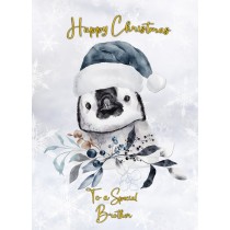 Christmas Card For Brother (Penguin)