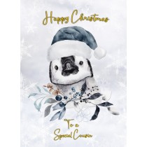 Christmas Card For Cousin (Penguin)