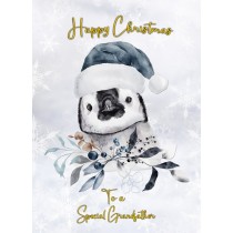 Christmas Card For Grandfather (Penguin)