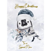 Christmas Card For Mam (Penguin)