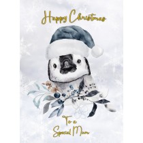 Christmas Card For Mom (Penguin)