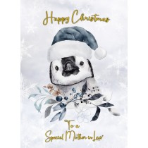 Christmas Card For Mother in Law (Penguin)
