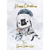 Christmas Card For Sister in Law (Penguin)
