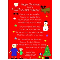 from The Kids Christmas Verse Poem Greeting Card (Special Mummy, from Son)