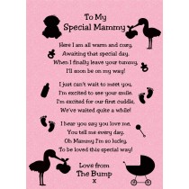 from The Bump Poem Verse 'to My Special Mammy' Baby Pink Greeting Card (Baby Shower, Just Because)