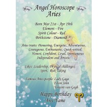 Personalised Aries Horoscope Greeting Card