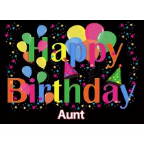 Happy Birthday 'Aunt' Greeting Card