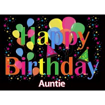 Happy Birthday 'Auntie' Greeting Card