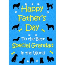 From The Dog Fathers Day Card (Blue, Special Grandad)