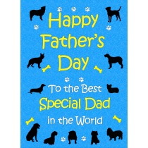 From The Dog Fathers Day Card (Blue, Special Dad)
