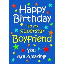 Boyfriend Birthday Card (Blue)
