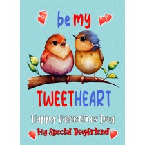 Funny Pun Valentines Day Card for Boyfriend (Tweetheart)