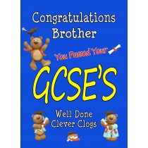 Congratulations GCSE Passing Exams Card For Brother (Design 3)