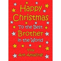 Brother Christmas Card (Red)