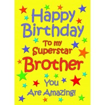 Brother Birthday Card (Yellow)