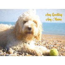 Personalised Cockapoo Art Greeting Card (Birthday, Christmas, Any Occasion)