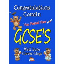 Congratulations GCSE Passing Exams Card For Cousin (Design 3)