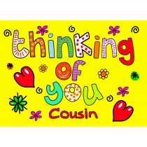 Thinking of You 'Cousin' Greeting Card