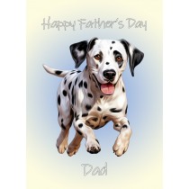 Doberman Dog Fathers Day Card For Dad
