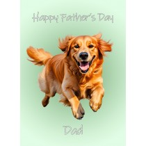 Great Dane Dog Fathers Day Card For Dad