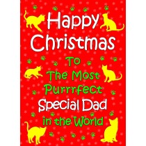 From The Cat Christmas Card (Special Dad, Red)
