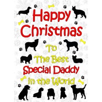 From The Dog  Christmas Card (Special Daddy, White)