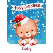 Christmas Card For Daddy (Happy Christmas, Bear)