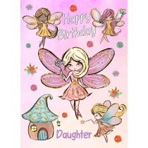Birthday Card For Daughter (Fairies, Princess)
