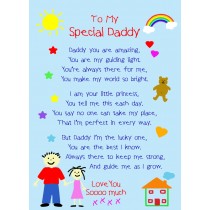 from The Kids Poem Verse Greeting Card (Special Daddy, from Daughter)