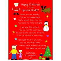 from The Kids Christmas Verse Poem Greeting Card (Special Daddy, from Daughter)