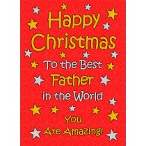 Father Christmas Card (Red)