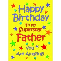Father Birthday Card (Yellow)