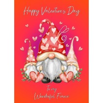 Valentines Day Card for Fiance (Gnome, Design 4)
