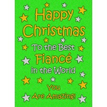 Fiance Christmas Card (Green)