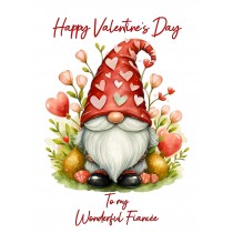 Valentines Day Card for Fiancee (Gnome, Design 2)