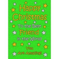 Friend Christmas Card (Green)