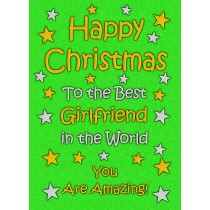 Girlfriend Christmas Card (Green)