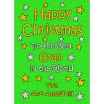 Gran Christmas Card (Green)