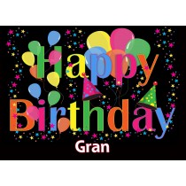 Happy Birthday 'Gran' Greeting Card