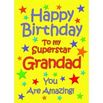 Grandad Birthday Card (Yellow)