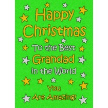 Grandad Christmas Card (Green)